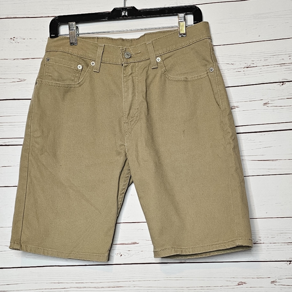 Levi's Tan Denim Shorts